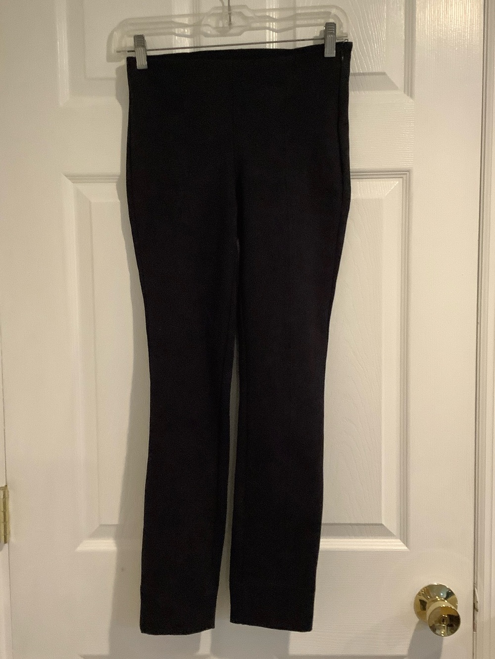 QUINCE Black Side Zip Stretchy Career Professional Minimalist Capsule Pants XS
